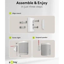 Kjell Høyttaler|Stemmeassistenter|Høyttalerfeste for Sonos One og One SL