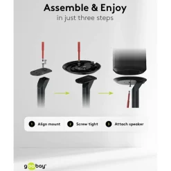 Kjell Høyttaler|Stemmeassistenter|Høyttalerstativ for Sonos Era 100 2-pakke