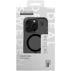 IDEAL OF SWEDEN Iphone-Tilbehør|Clear MagSafe Case – mobildeksel til iPhone 16 Pro Tinted Black