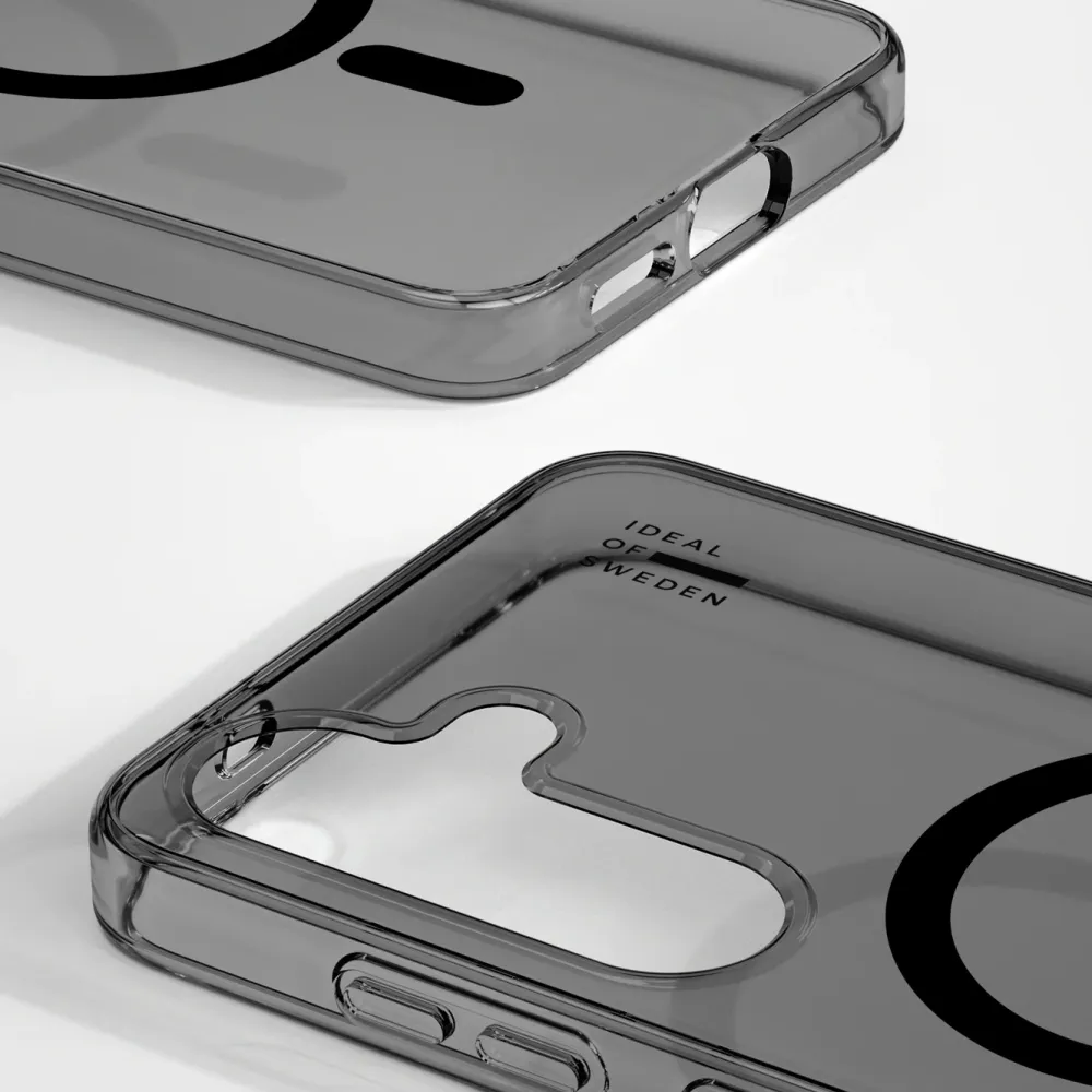 IDEAL OF SWEDEN Mobildeksler & Etui|Clear MagSafe Case – mobildeksel til Galaxy S24/S25 Tinted Black