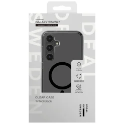 IDEAL OF SWEDEN Mobildeksler & Etui|Clear MagSafe Case – mobildeksel til Galaxy S24/S25 Tinted Black