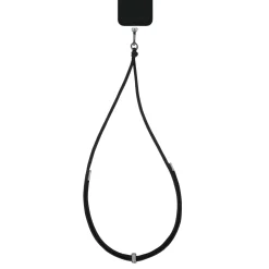 IDEAL OF SWEDEN Mobildeksler & Etui|Cord Phone Strap – justerbar mobilreim Svart