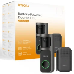 Imou Smart Dørklokke|Smart Dørklokke|Doorbell 2S 2K Trådløs videodørklokke med ringeklokke
