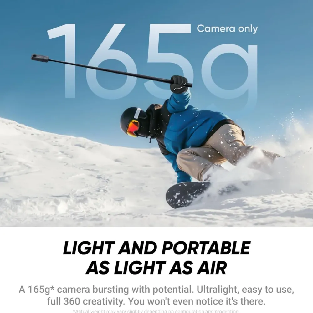 Insta360 Foto Og Video|X4 Air 8K 360-kamera Starter Bundle