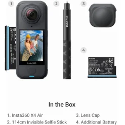 Insta360 Foto Og Video|X4 Air 8K 360-kamera Starter Bundle