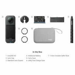 Insta360 Foto Og Video|X5 Essentials Bundle – actionkamera med 360° video