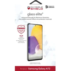 Invisible Shield Skjermbeskytter|Glass Elite + Skjermbeskytter for Galaxy A72