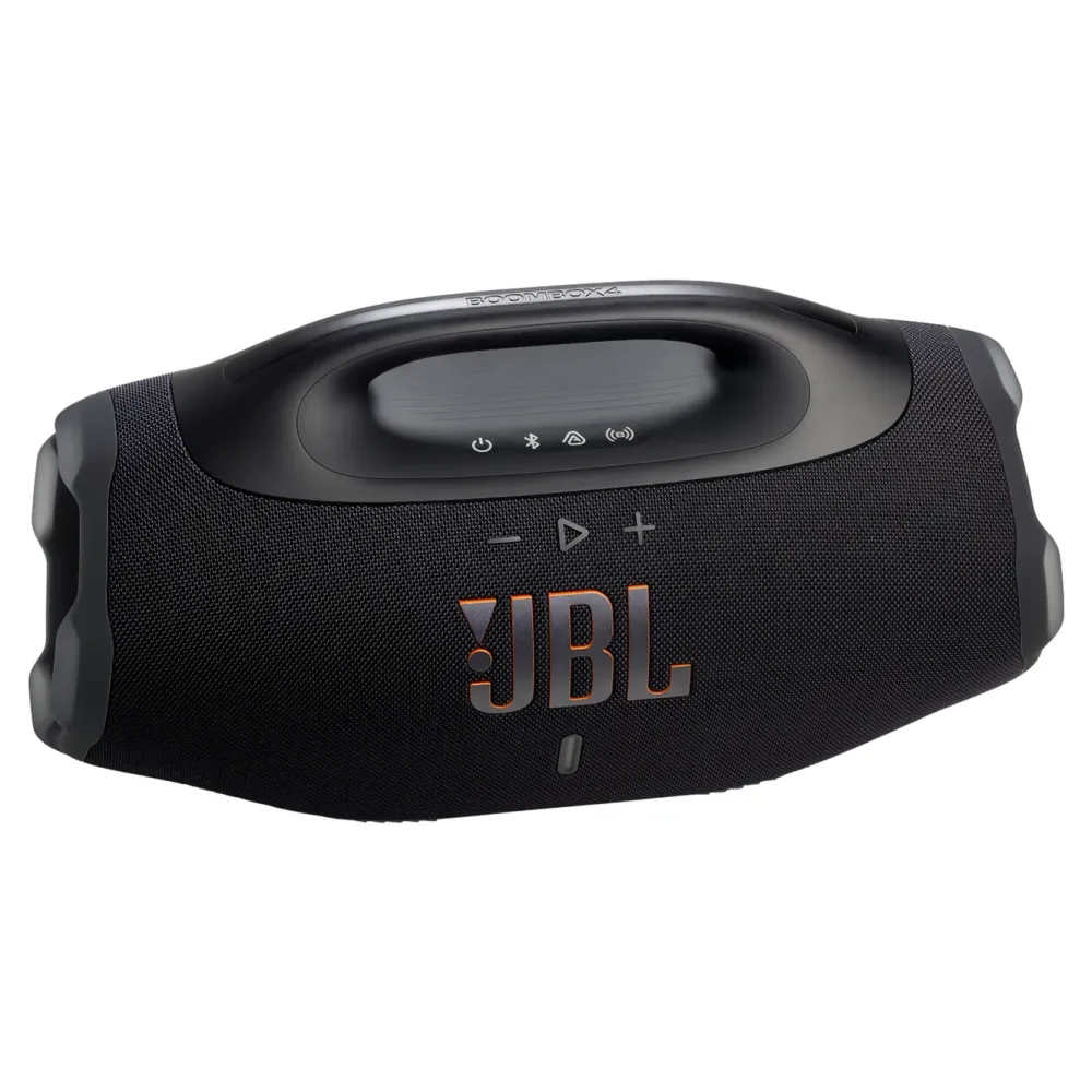 JBL Høyttaler|Boombox 4 Trådløs portabel høyttaler Svart