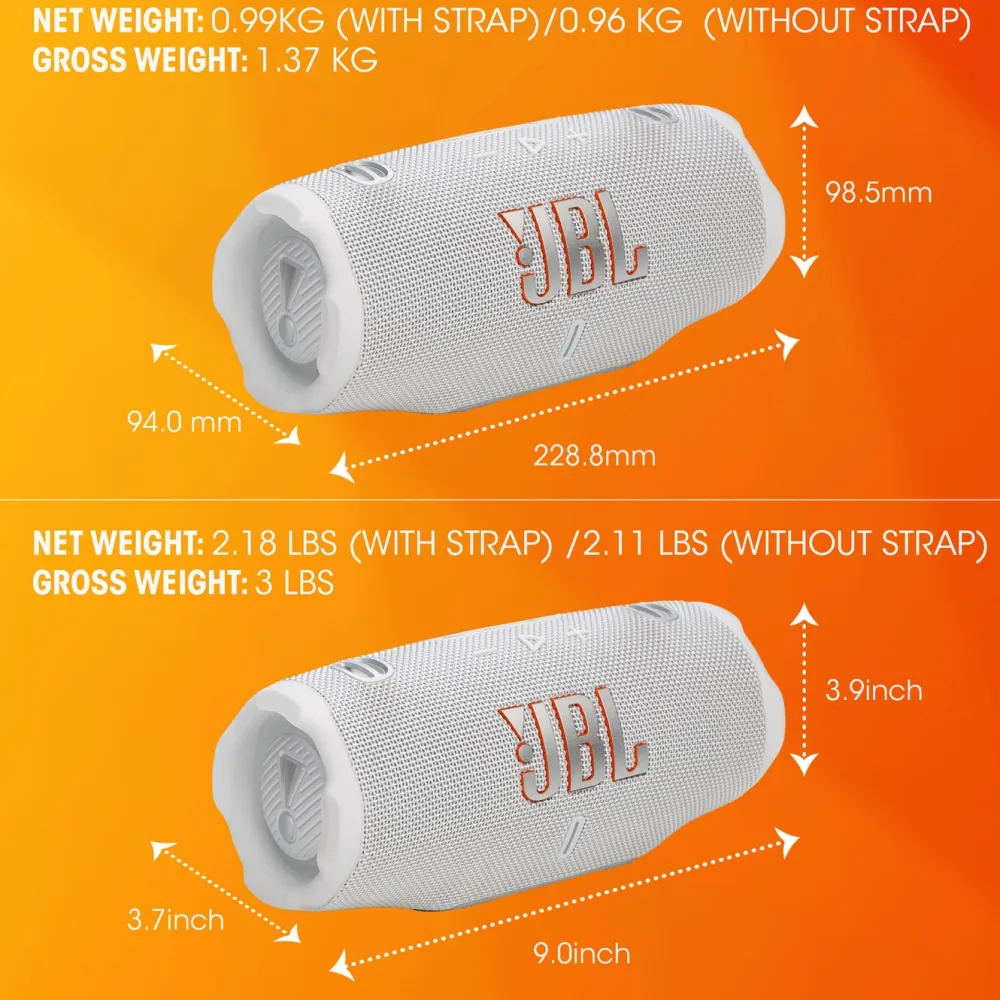 JBL Høyttaler|Stemmeassistenter|Charge 6 Portabel høyttaler