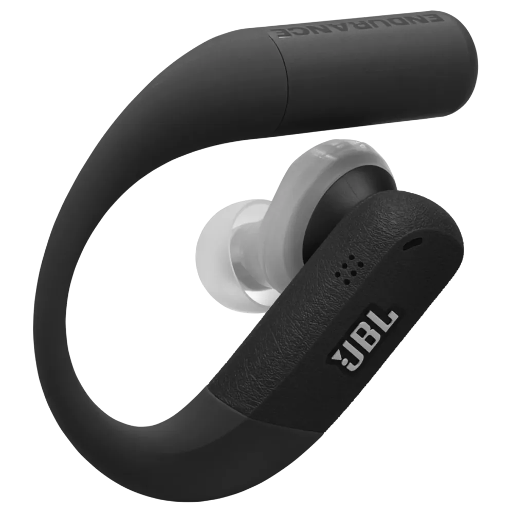 JBL Hodetelefoner Og Hodesett|Endurance Peak 4 trådløse sportshodetelefoner - svart/grå