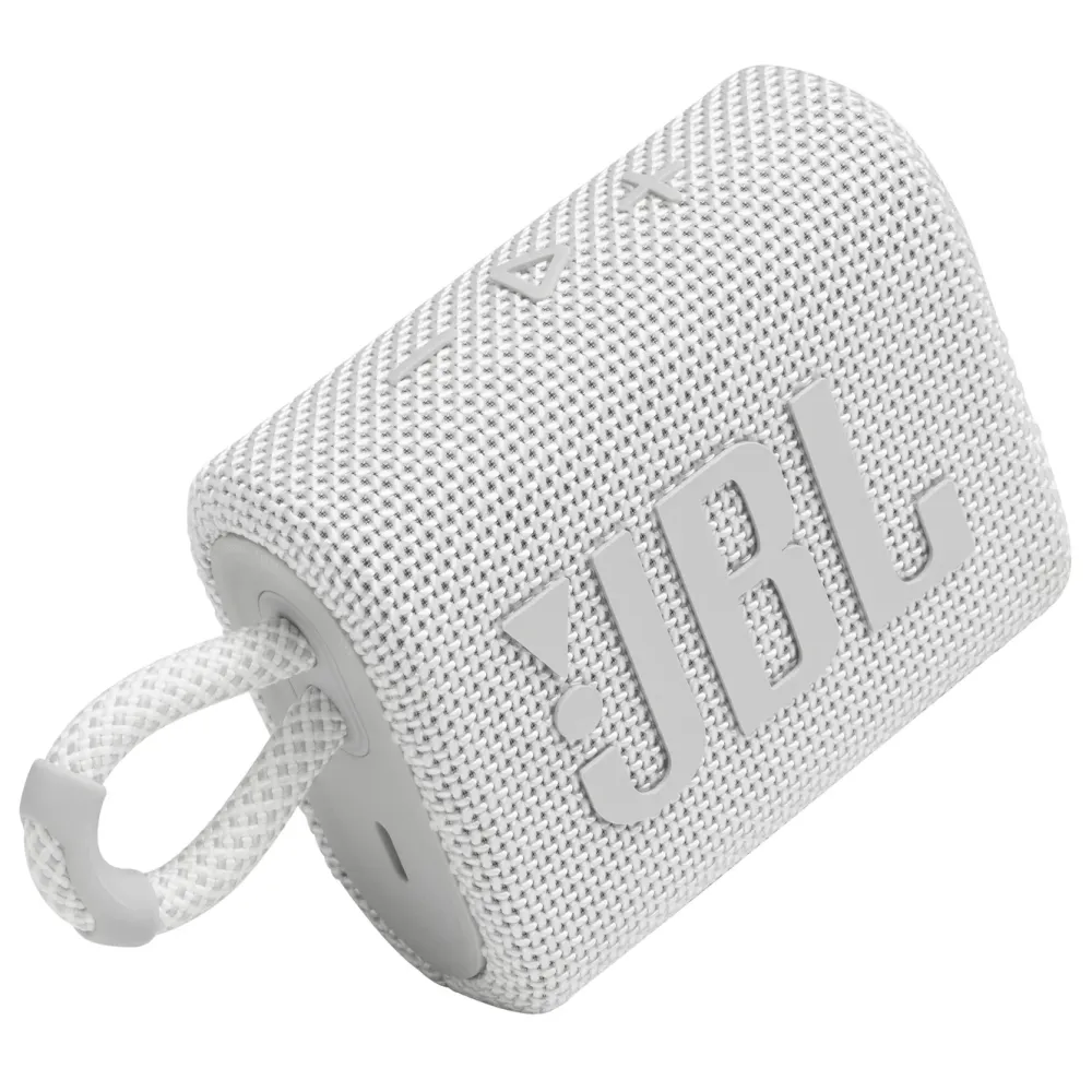 JBL Høyttaler|Go 3 Trådløs høyttaler Hvit