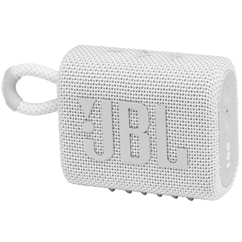 JBL Høyttaler|Go 3 Trådløs høyttaler Hvit