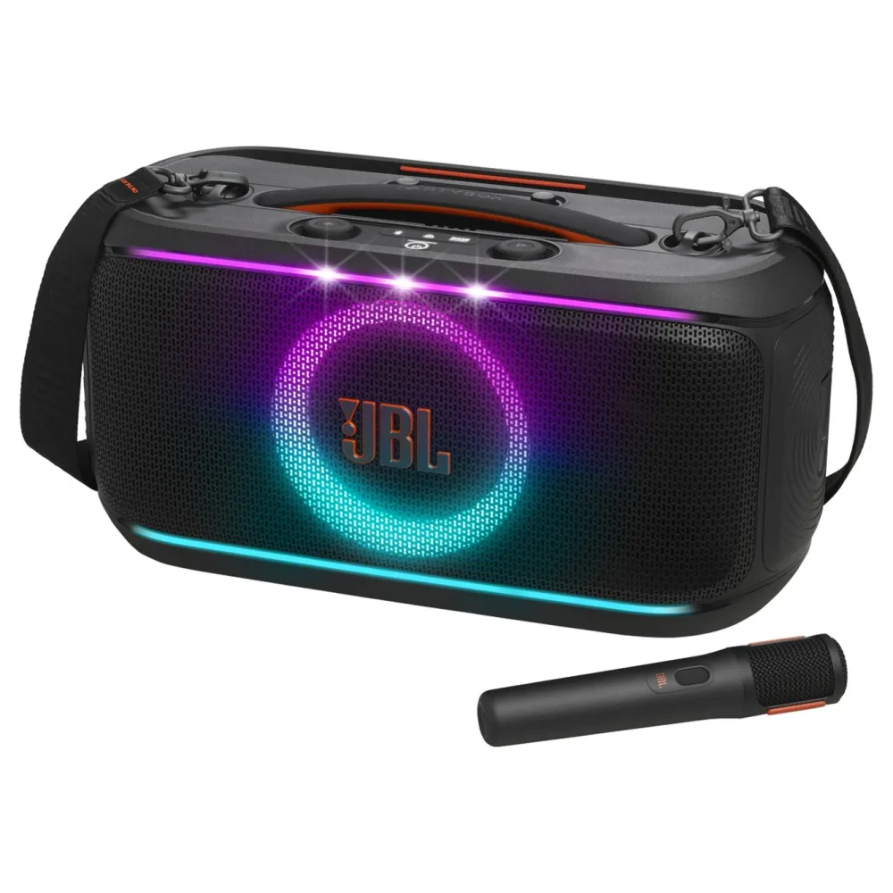 JBL Kalas & Fest|Discobelysning|PartyBox On-The-Go 2 portabel partyhøyttaler Svart