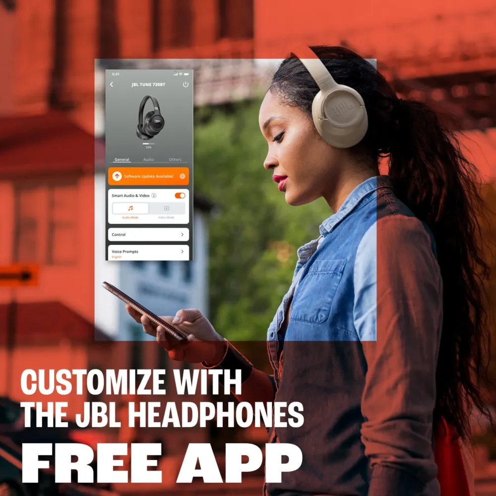 JBL Iphone-Tilbehør|Dataheadset|Tune 730BT trådløse hodetelefoner
