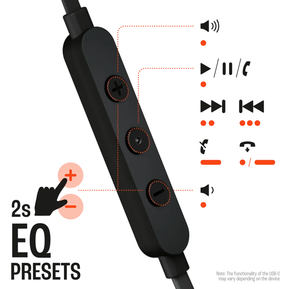 JBL Hodetelefoner Og Hodesett|Tune 305C USB-C-hodetelefoner med ledning