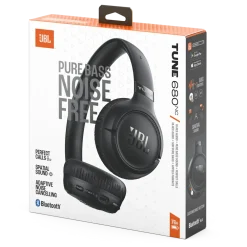 JBL Hodetelefoner Og Hodesett|Tune 680NC trådløse on-ear-hodetelefoner Svart