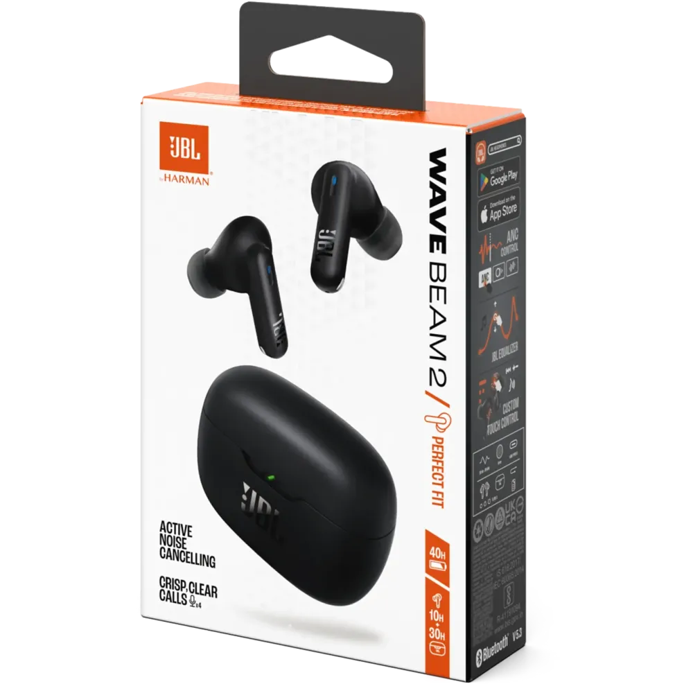 JBL Hodetelefoner Og Hodesett|Wave Beam 2