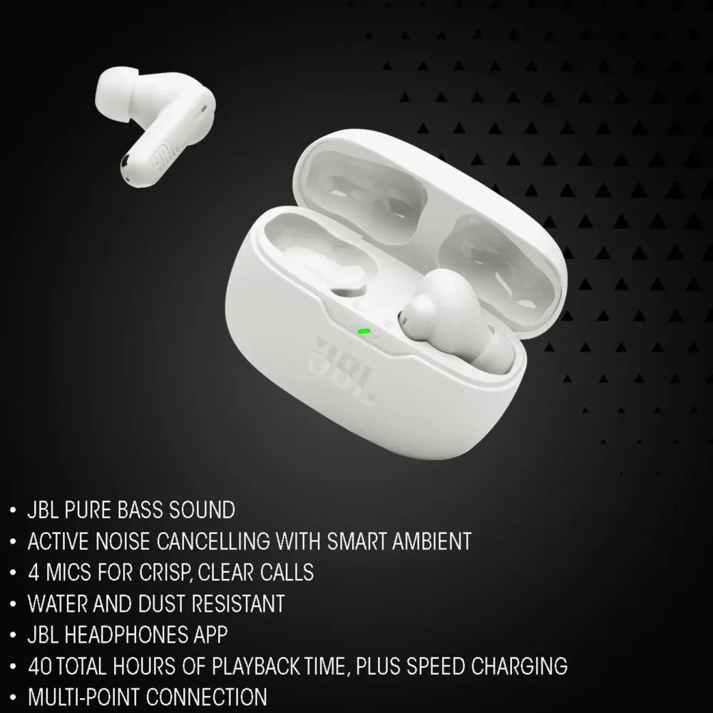 JBL Hodetelefoner Og Hodesett|Wave Beam 2
