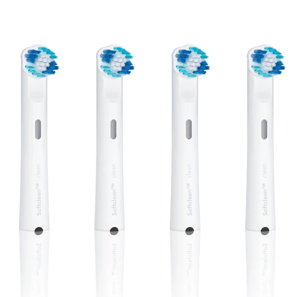 Jordan Kropp Og Helse|Clean Smile Tannbørstehode 4-pk.