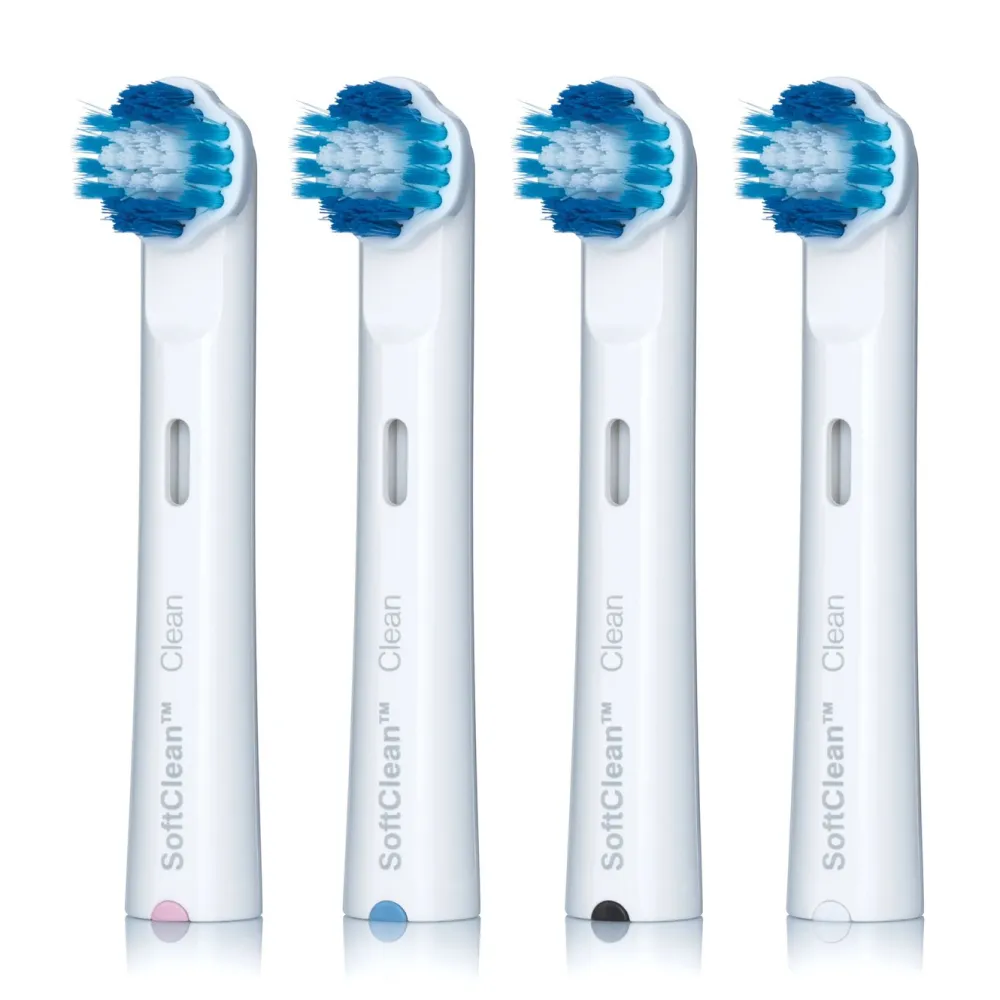 Jordan Kropp Og Helse|Clean Smile Tannbørstehode 4-pk.