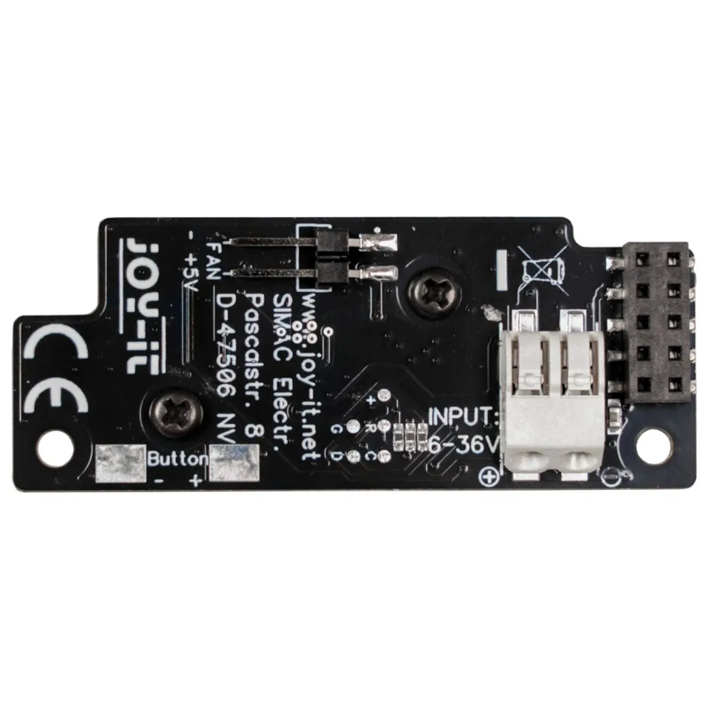 Joy-it Raspberry Pi|Strømstyringskort for Raspberry Pi 3, 4 og 5