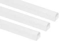 Kjell Kabelhåndtering|Elektrisk Installasjon|Kabelkanal Hvit 8x7 mm 1 m 3-pk.