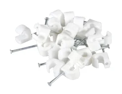 Kjell Biltilbehør|Kabelhåndtering|Kabelklemmer for rund kabel 5–7 mm 20-pk.
