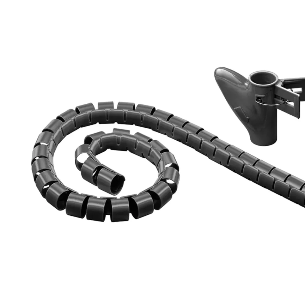 Kjell Kabelhåndtering|Elektrisk Installasjon|Kabelspiral 25 mm 2,5 m Svart