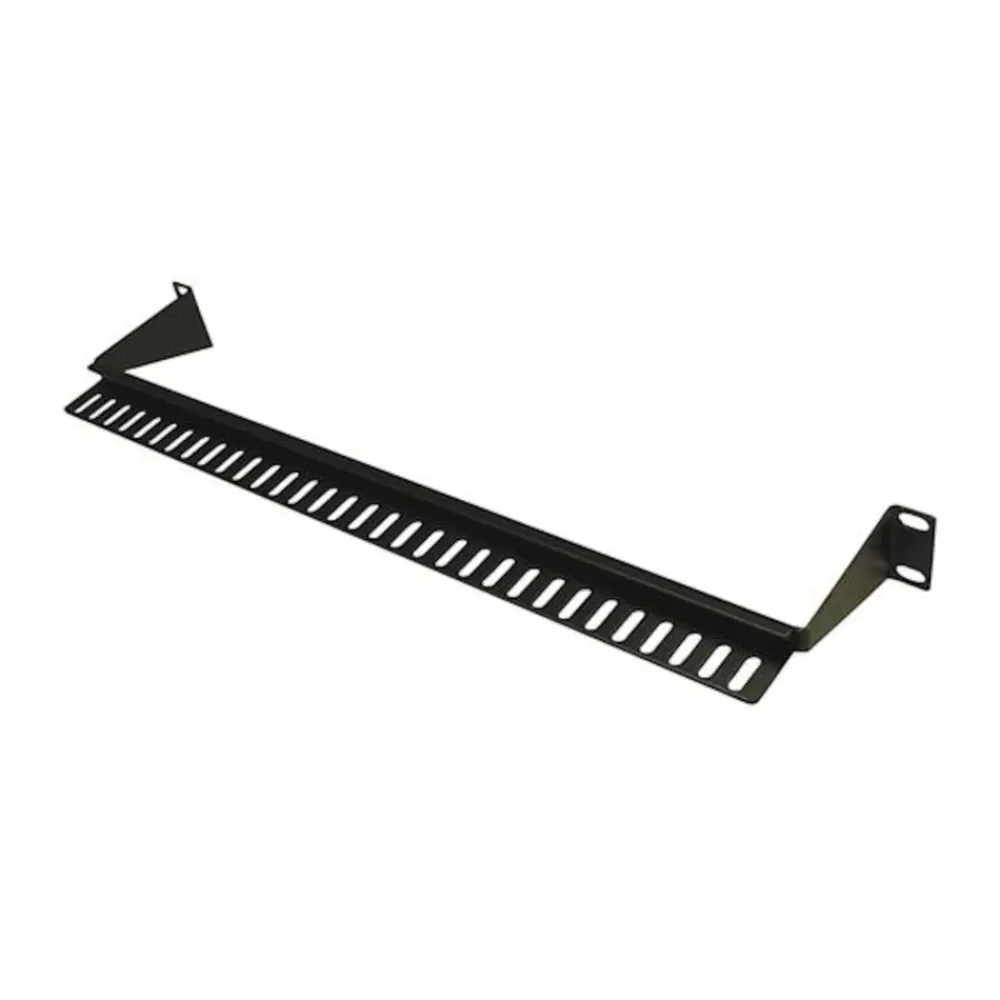 Kjell Kabler For Nettverk|Tilbehør Og Installasjon|19"-kabelstøtte 1U, svart