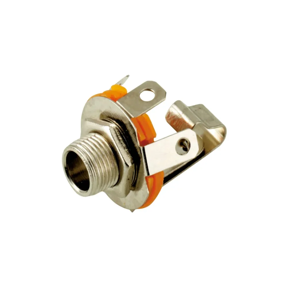 Kjell Lyd- & Videokabler|Kabler For Lyd|Kabinettkontakt med bryter 6,3 mm, mono