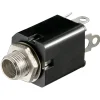 Kjell Lyd- & Videokabler|Kabler For Lyd|Kabinettkontakt med bryter 6,3 mm, mono