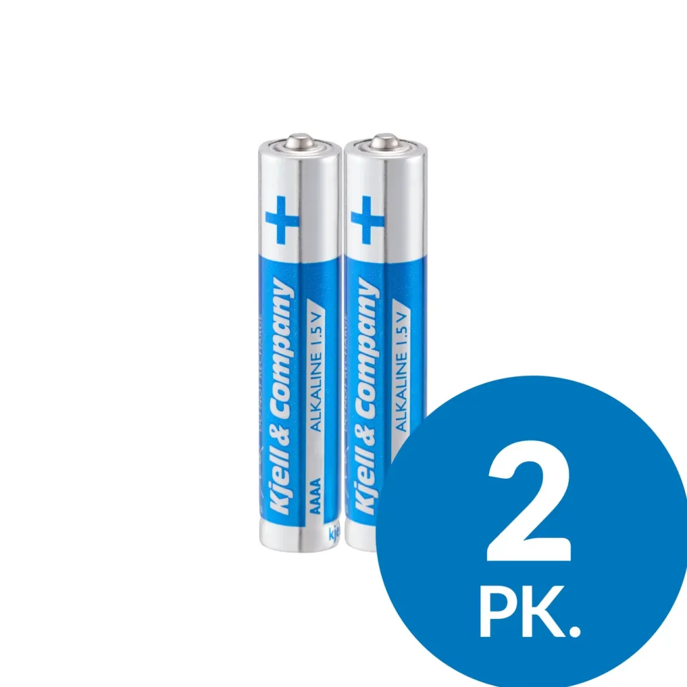 Kjell & Company Batterier|Batterier|AAAA-batterier (LR61) 2-pk.