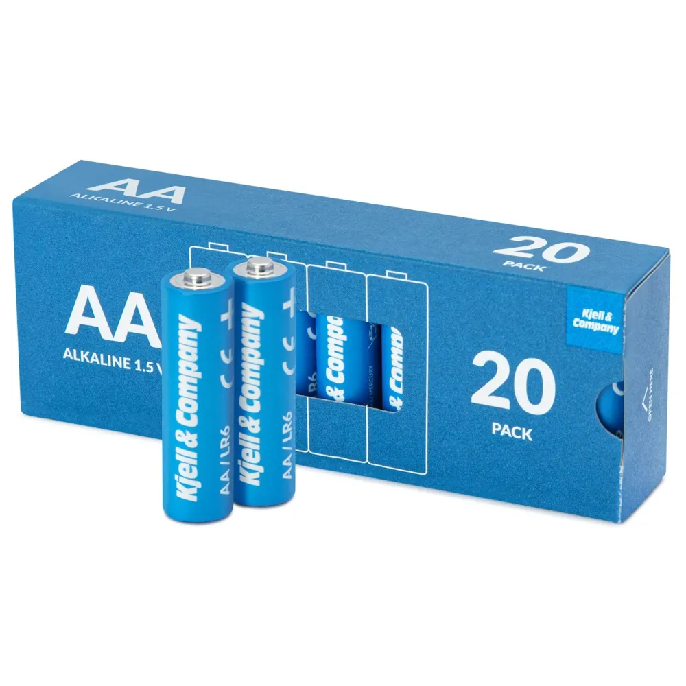 Kjell & Company Batterier|Batterier|AA-batterier (LR6) 20-pk.