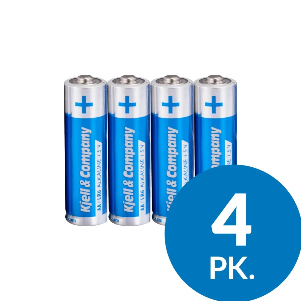 Kjell & Company Batterier|Batterier|AA-batterier (LR6) 4-pk.