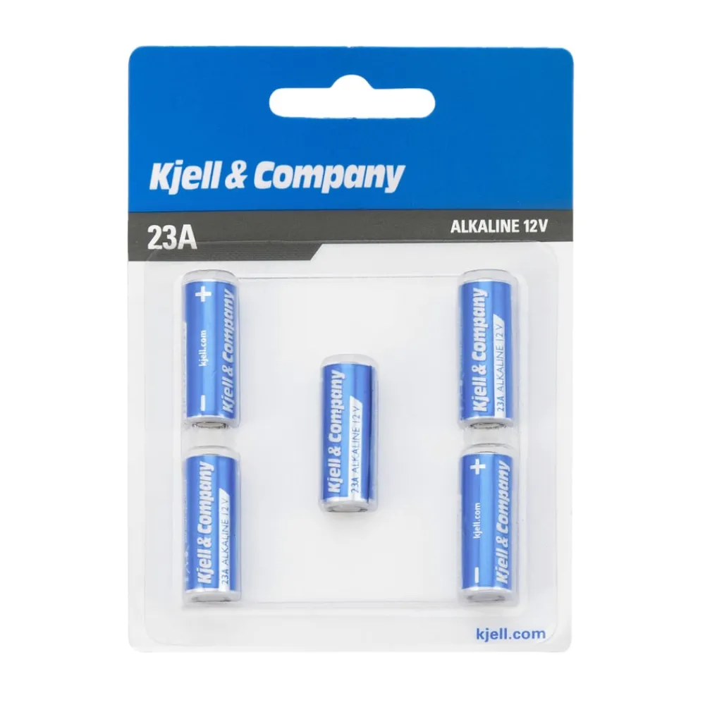 Kjell & Company Batterier|Batterier|23A-batteri 5-pk.