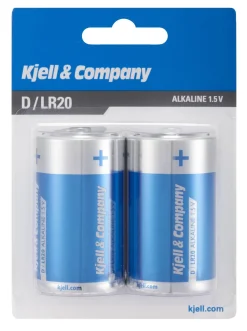 Kjell & Company Batterier|Batterier|D-batterier (LR20) 2-pakk