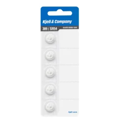 Kjell & Company Batterier|Batterier|Knappcellebatteri SR54 (389) 5-pk.