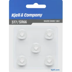 Kjell & Company Batterier|Batterier|Knappcellebatteri SR626 (377) 5-pk.