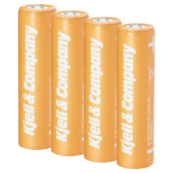 Kjell & Company Batterier|Batterier|18650 Li-ion-batteri 3,6 V 2600 mAh 4-pk.