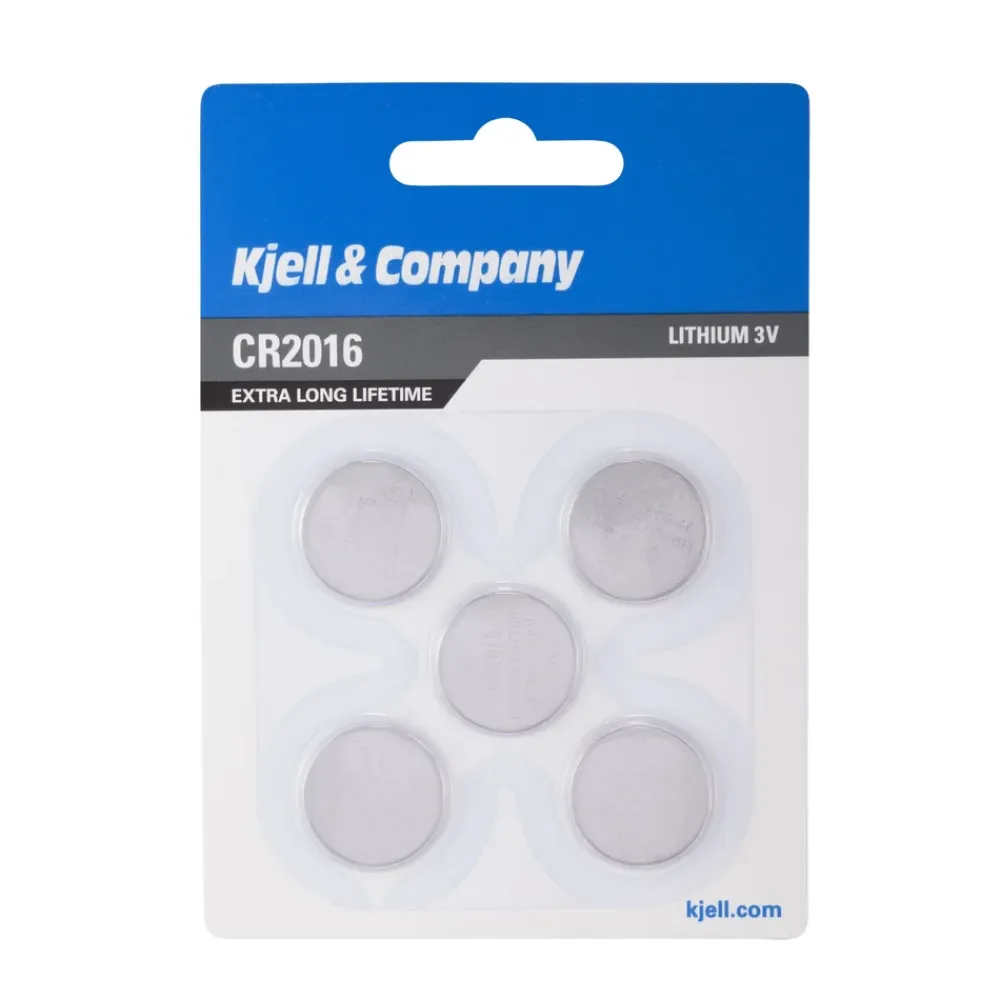 Kjell & Company Batterier|Batterier|Litiumbatteri CR2016 5-pk.
