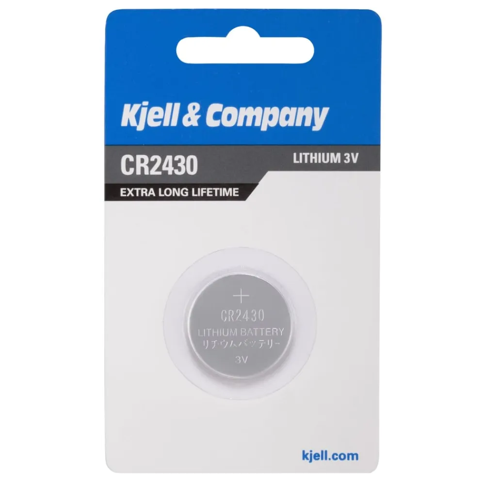 Kjell & Company Batterier|Batterier|Litiumbatteri CR2430 1-pk.