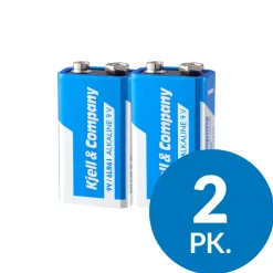 Kjell & Company Batterier|Batterier|9 V-batterier (PP3) 2-pakk