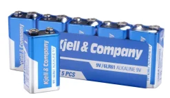 Kjell & Company Batterier|Batterier|9 V-batterier (PP3) 5-pk.