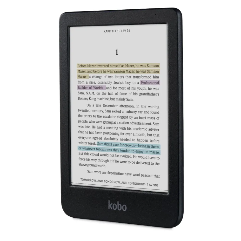 Kobo Lese & Nettbrett|Clara Colour Lesebrett 6"