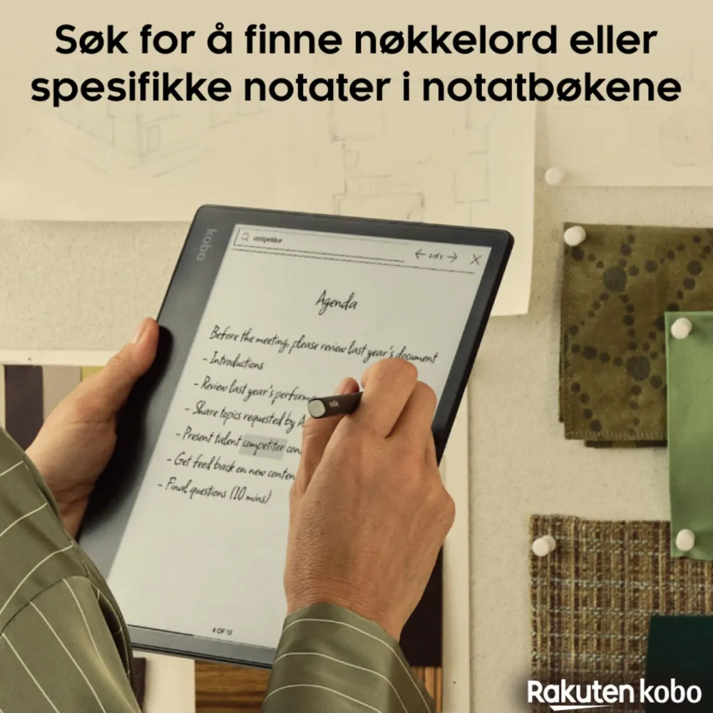 Kobo Lese & Nettbrett|Notebook Elipsa 2E med Stylus 2
