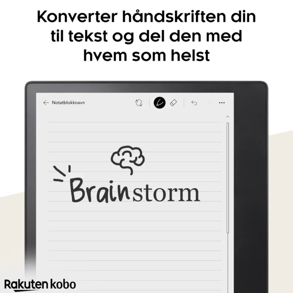 Kobo Lese & Nettbrett|Notebook Elipsa 2E med Stylus 2