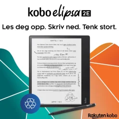 Kobo Lese & Nettbrett|Notebook Elipsa 2E med Stylus 2