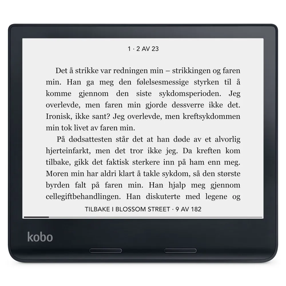 Kobo Lese & Nettbrett|Sage Vanntett lesebrett 8” med wifi