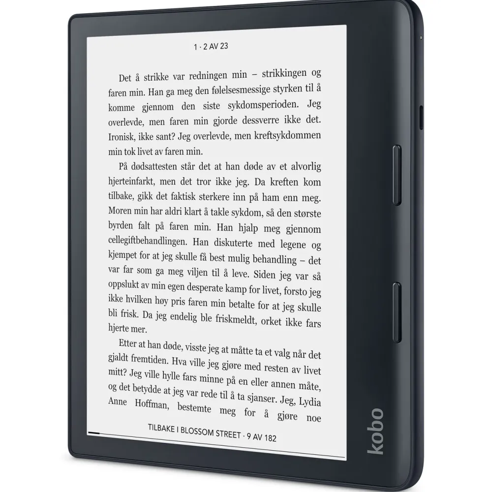 Kobo Lese & Nettbrett|Sage Vanntett lesebrett 8” med wifi