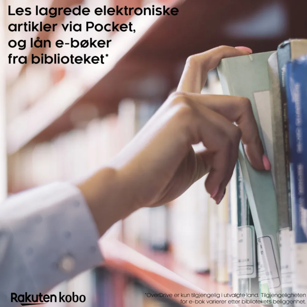 Kobo Lese & Nettbrett|Sage Vanntett lesebrett 8” med wifi